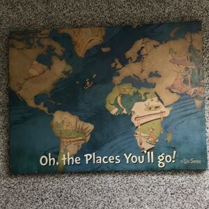 Oh, the Places You’ll go! Dr. Seuss Wall Decor.